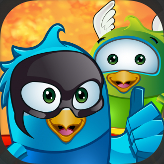 extrait jeux-video Flux d'oiseaux superhero - Jeu video gratuit (Superhero Birds Flow - Match Two Puzzle Game)
