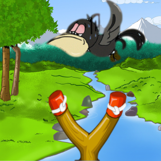 extrait jeux-video Flying Sling Parrot : A Slingshot Shooter Hunting Game