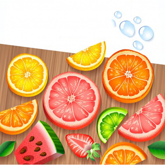 extrait jeux-video Frais de jus jeu: Obtenir ville score organiser trois mêmes fruits sur une ligne