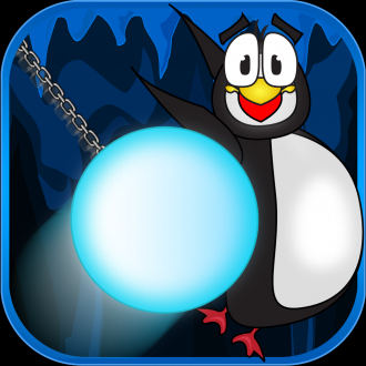 extrait jeux-video Frozen Ball Swing - A Cool Penguin Birdie Free Fall Game