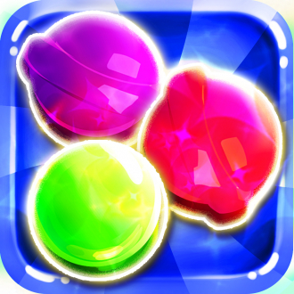 extrait jeux-video Frozen Ice Puzzle - match-3 candy fruit’s get shock of angry toy free