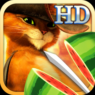 extrait jeux-video Fruit Ninja Puss in Boots