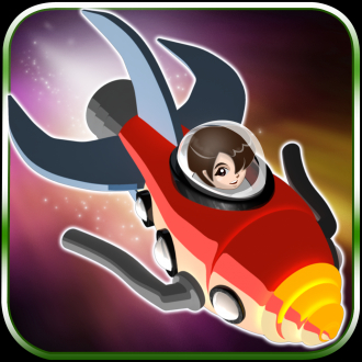 extrait jeux-video Fusée d'Alien - jeu de course pour les rivaux de l'espace