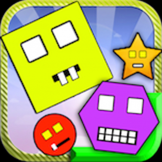 extrait jeux-video Géométrie boîte de monstre Puzzler - Tap-ed & poped coloré géométrique coffret jeu-ful cerveau défi-d énigme impossible jeu Pro
