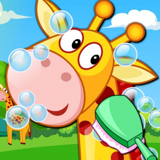 extrait jeux-video Giraffe Makeover - Bath,Dress up