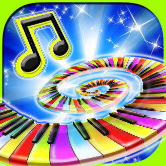 extrait jeux-video Glow Piano : Free amazing glowing music for kids