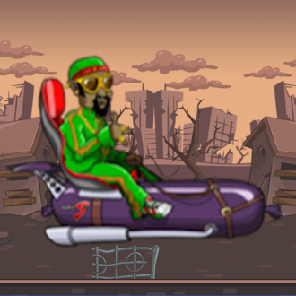 extrait jeux-video Granpa's Sky-line Hoverboard Adventure