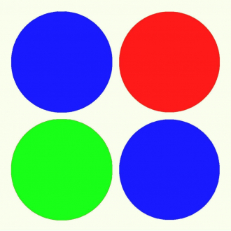 extrait jeux-video Gravity Dots - Link the dots according to the order of the red green blue