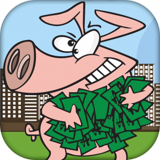 extrait jeux-video Greedy Pig Bad - Catch argent Rush (Premium)