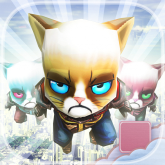 extrait jeux-video Grumpy Chibi Solar Boost Attack - PRO - Sci Fi Cat Endless Escape Run Game