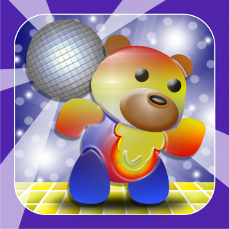 extrait jeux-video Gummy Bear Bots Mania - A FREE Teddy Disco Lights Game