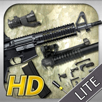 extrait jeux-video Gun Builder HD Lite - Assault Rifles,Machine Guns,Handguns,Shotguns,Sniper