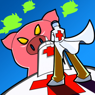 extrait jeux-video H1N1 de la grippe porcine de jeu  Swine Flu H1N1 The Game