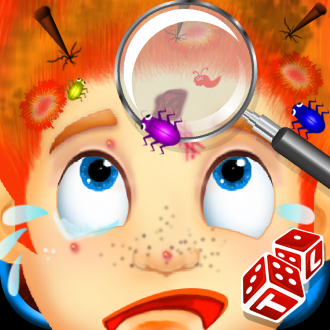 extrait jeux-video Hair & Skin Doctor – Little Kids Head & Face Treatment Game