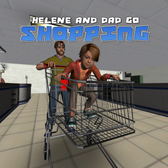 extrait jeux-video Helene and dad go shopping