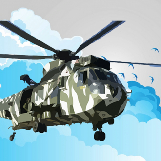 extrait jeux-video Hélicoptères contre dinos - Jets d'élite de combat ciel