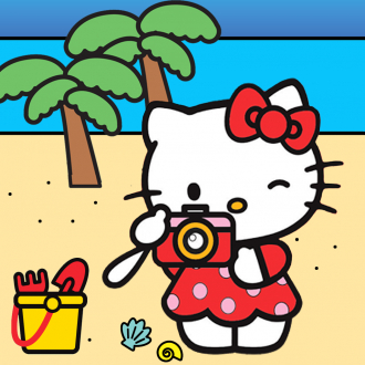 extrait jeux-video Hello Kitty's Adventures Deluxe - Puzzle Games, Coloring Book, Photo-booth and Cooking Videos