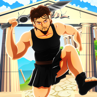 extrait jeux-video Hercules - The Greek Gladiator Endless Runner Game - Full version