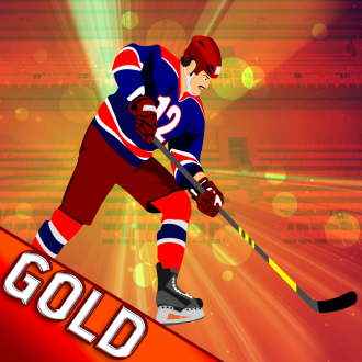 extrait jeux-video hockey sur glace lame: le jeu de puissance d'hiver tiré défi rondelle - gold edition