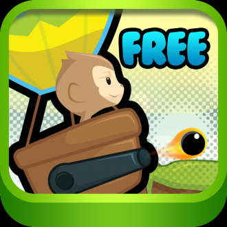 extrait jeux-video Hot Air Baloon Monkey Star Free - little pet animals Fun Flying &amp; Shooting