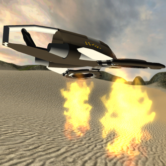 extrait jeux-video Hoverpod Racer