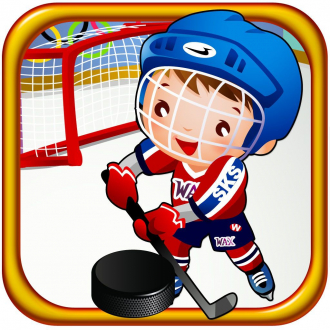 extrait jeux-video Ice Hockey Winter Snow Touch: Shoot At Big Goal Keeper HD, Free Kids Game