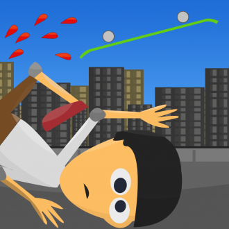 extrait jeux-video Idiot Skater Skateboard Game