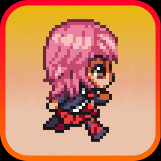 extrait jeux-video Impossible Monster Zombies Labyrinth: Pink Hair Anime Chibi Girl Escape