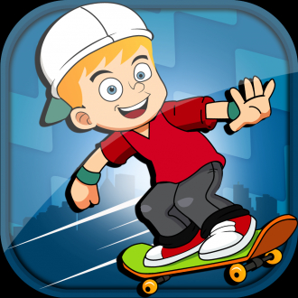 extrait jeux-video Jack's Skater Party Extreme - A City Skyline Street Jumpy Skating Frenzy