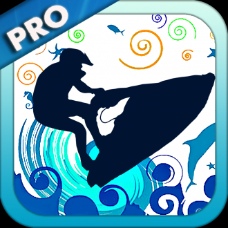 extrait jeux-video Jet Ski Moto Race - Meilleur Pro rapide Addictive jeu de course pour iPhone, iPad
