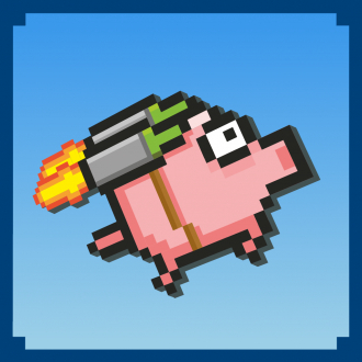 extrait jeux-video Jetpack Piggy