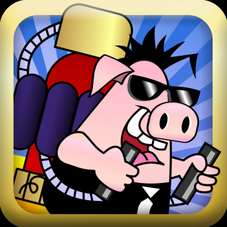 extrait jeux-video JetPig Joyride : One Bad Pig with a JetPack!