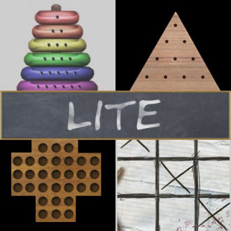extrait jeux-video Jeux Recess Lite - tic-tac-toe, Hanoi, chevilles, et la Croix-jeux