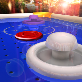 extrait jeux-video Jouer! Air Hockey!