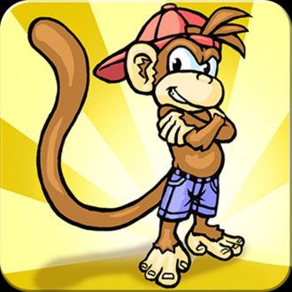 extrait jeux-video Jumpanzi. Free fun retro monkey running game!