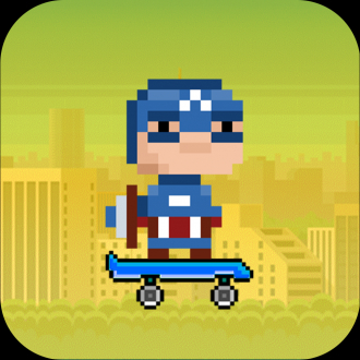 extrait jeux-video Jumpy Captain Jack-Folle de Unofficial America Super Hero Jumping Jeu