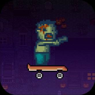 extrait jeux-video Jumpy Haunted Zombi Undead Surfer- Thème de Halloween