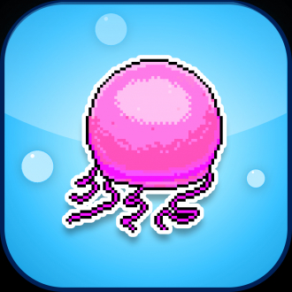 extrait jeux-video Jumpy Jellyfish Multiplayer Retro - Swimmy Fish Under The Sea With Flappy Tentacles
