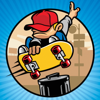 extrait jeux-video Jumpy Tap Skater - Awesome Alex