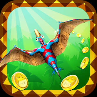 extrait jeux-video Jungle Rumble – The Prehistoric 3D Fun Arcade Challenge Game with Angry Dinosaurs, Birds and Coins