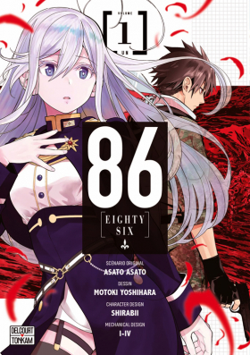 couverture manga 86, eighty six T1