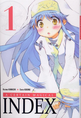 couverture manga A certain magical index T1