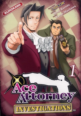 couverture manga Ace attorney Investigations T1