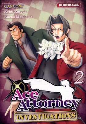 couverture manga Ace attorney Investigations T2