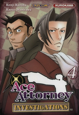 couverture manga Ace attorney Investigations T4