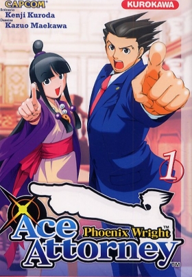 couverture manga Ace attorney Phoenix Wright T1