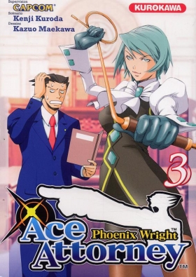 couverture manga Ace attorney Phoenix Wright T3