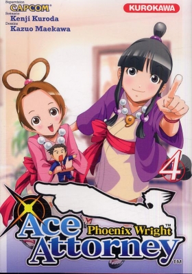 couverture manga Ace attorney Phoenix Wright T4