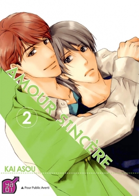 couverture manga Amour sincère T2