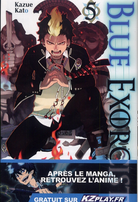 couverture manga Blue exorcist T5